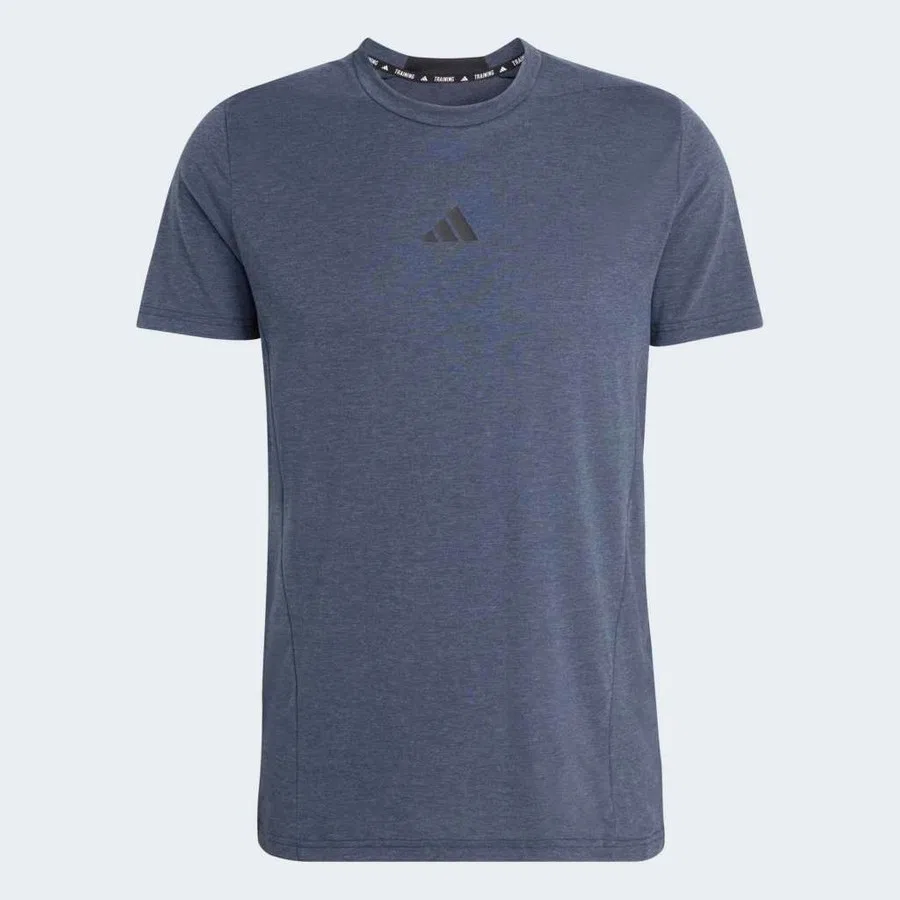 Футболка спортивная с принтом adidas, Темно-синий