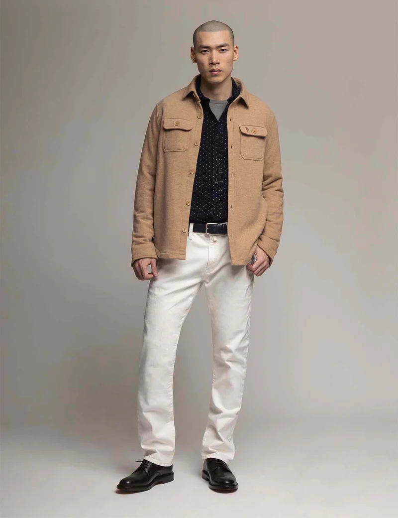 Куртка U.S. Polo Assn White Label French Terry, коричневый — фото 3