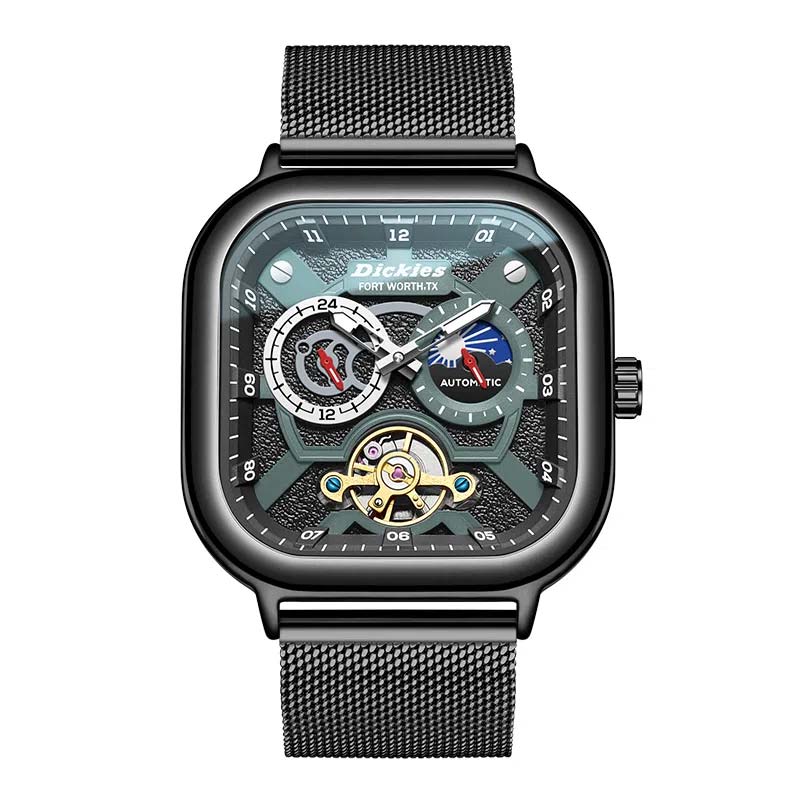 

Часы Dickies Sun, Moon, and Stars (модель CL-579), Limited Neon Box+DK Cuban Bracelet/черный