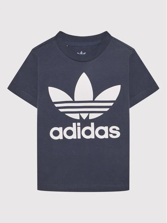 Футболка regular fit Trefoil Adidas, темно-синий