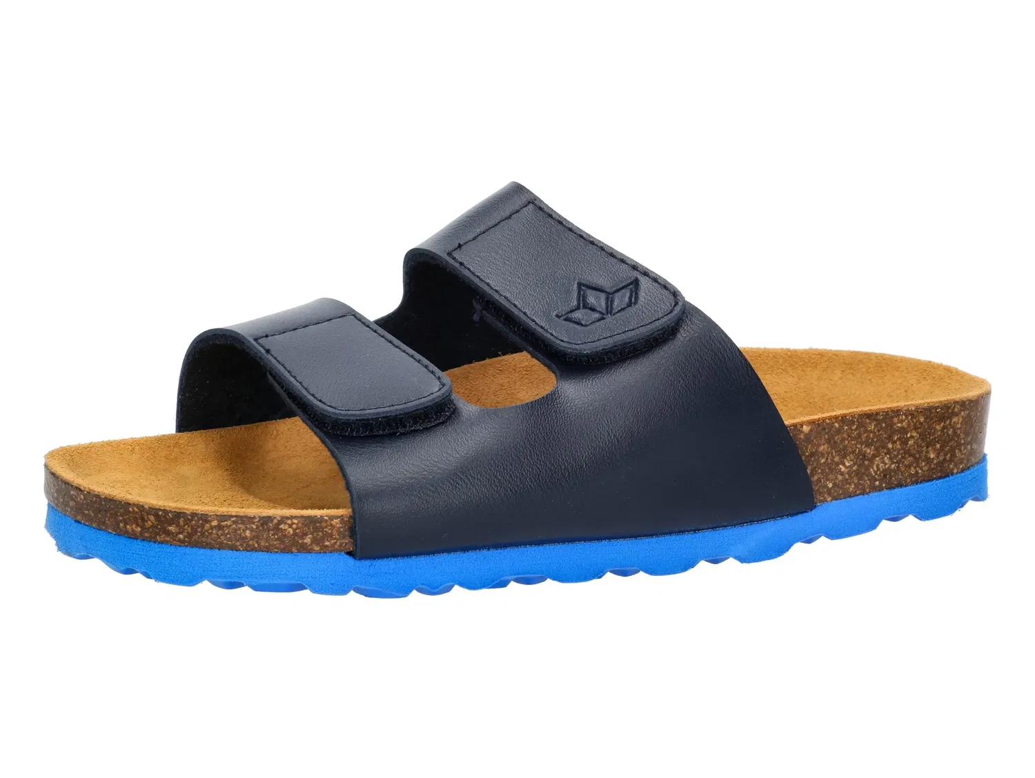 Домашние тапочки детские на липучке Bioline Velcro Kids Lico, синий