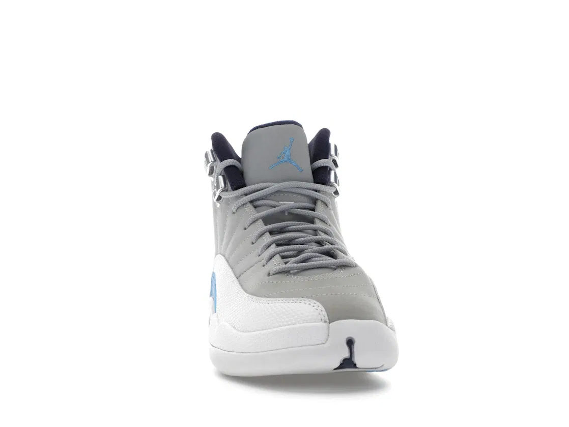 Детские кроссовки Lifestyle с высоким верхом Jordan 12 Retro Jordan, Wolf Grey/University Blue-White — фото 2