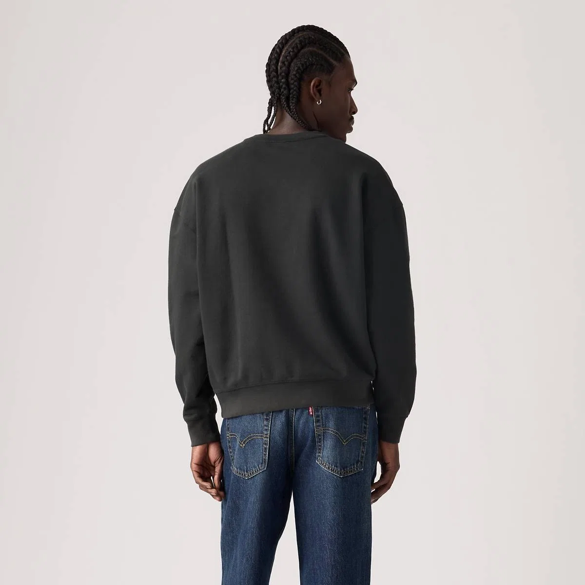 Свитшот Delaney с круглым вырезом Levi's, Jet Black - Black — фото 4