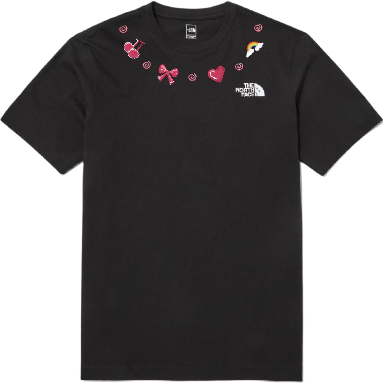 

THE NORTH FACE Футболка унисекс черная, Черный, THE NORTH FACE Футболка унисекс черная