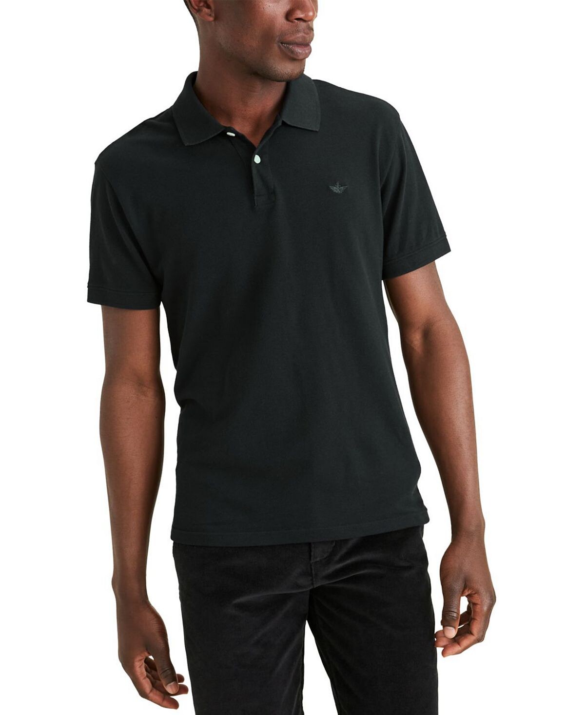 

Мужская рубашка поло slim-fit с вышитым логотипом icon Dockers, мульти