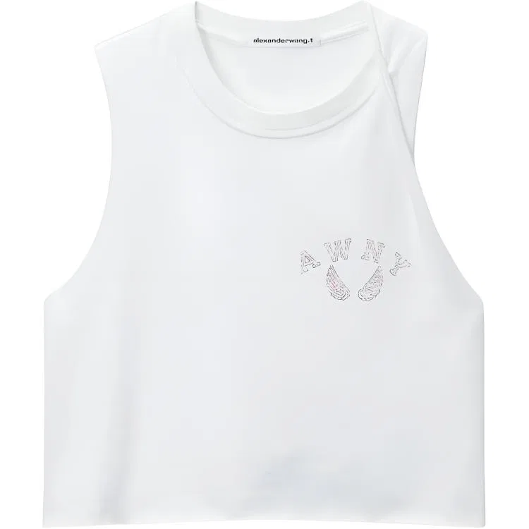 Женский топ без рукавов Alexander Wang, White
