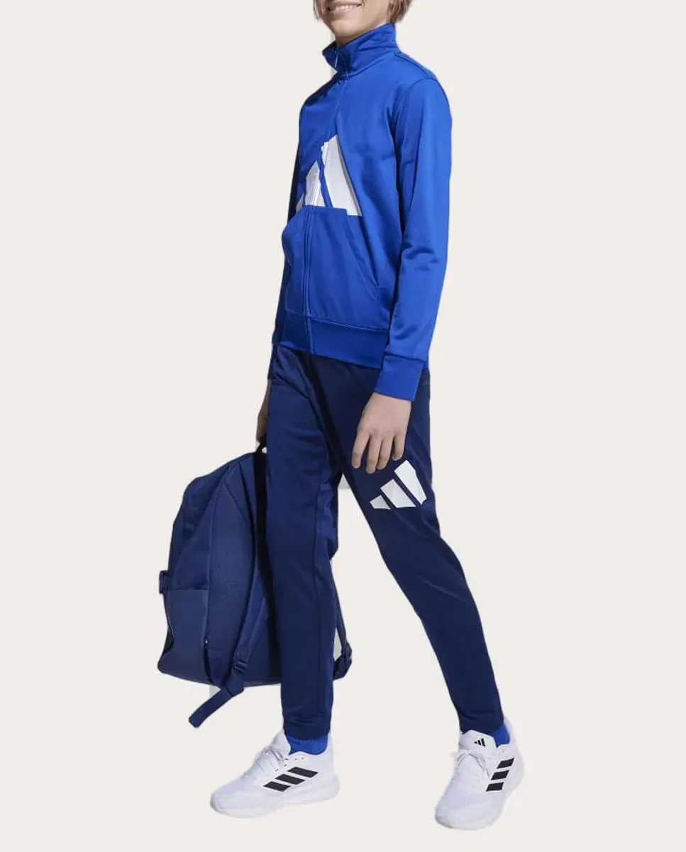 Детский спортивный костюм из полиэстера Essentials adidas, Azul — фото 3