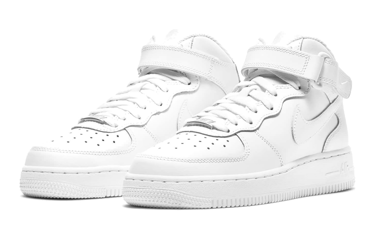Кроссовки Nike Air Force 1 Mid, белый — фото 3
