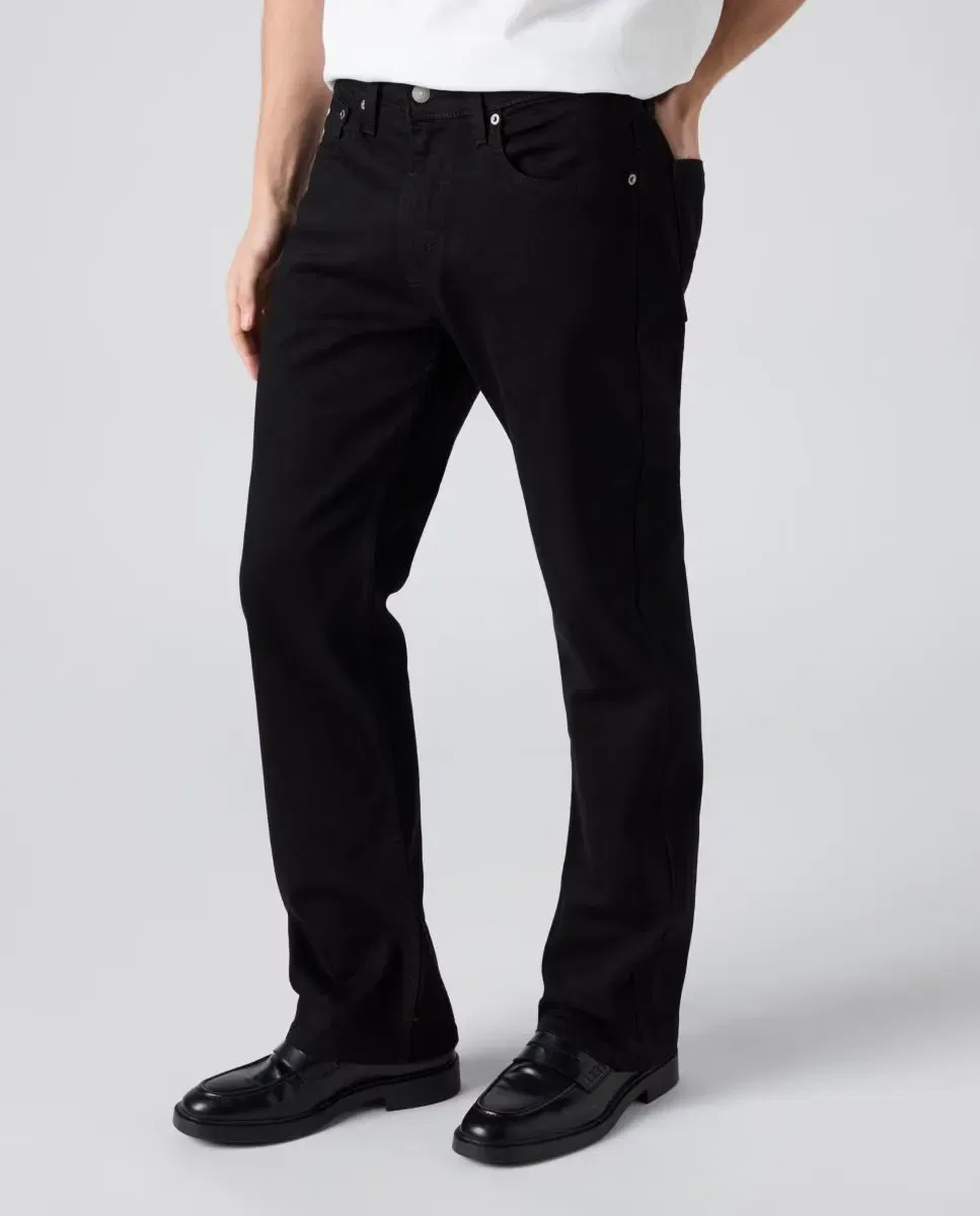 Мужские джинсы slim с моделью 527 Slim Boot Cut Levi's, Negro — фото 2