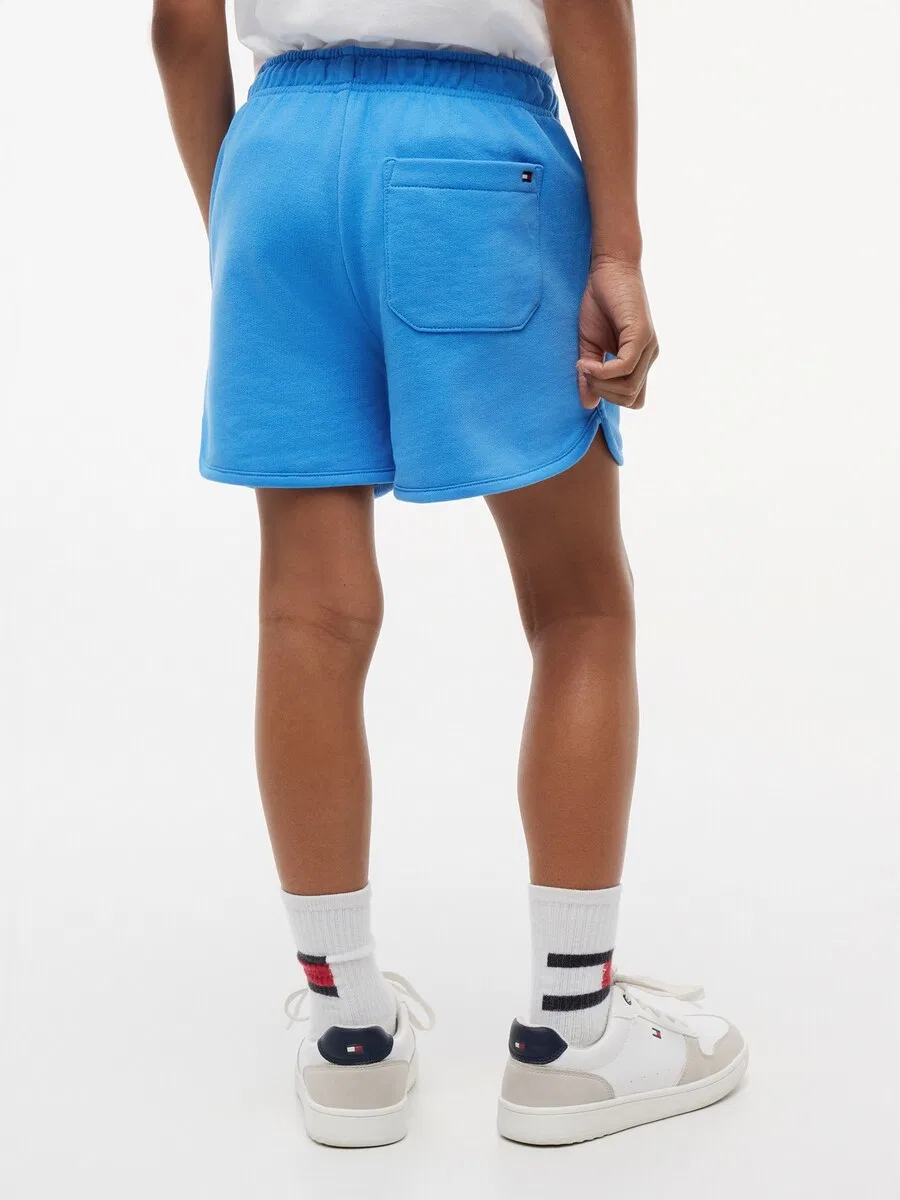 Брюки TOMMY HILFIGER Regular Pants 'Tonal Flag Logo Sweat' синего цвета — фото 3