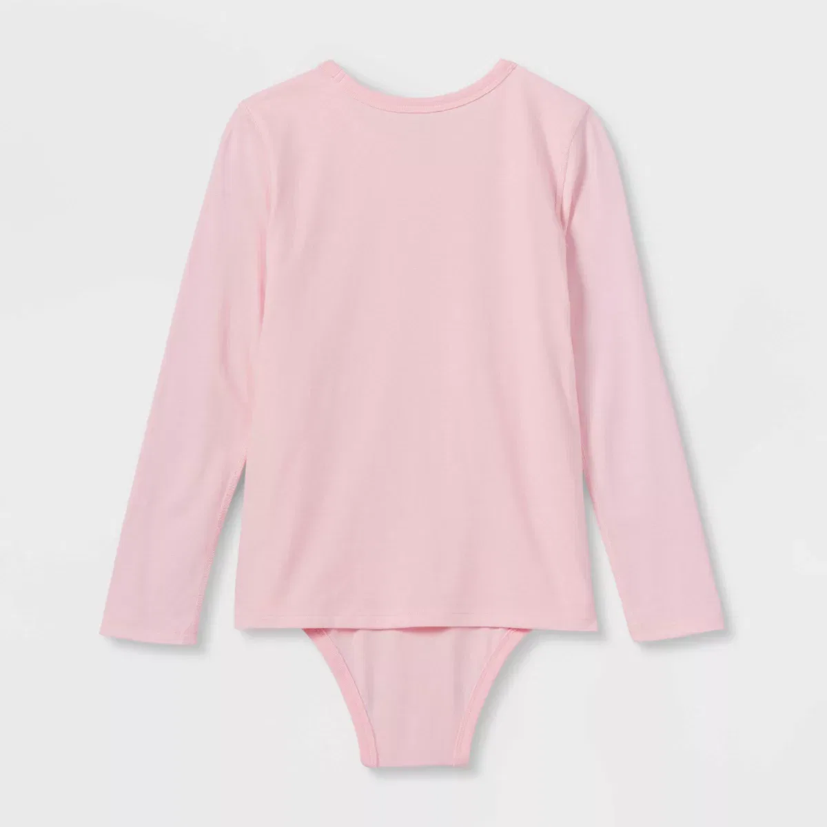 Детское адаптивное боди с длинным рукавом Cat & Jack, Light Pink — фото 2
