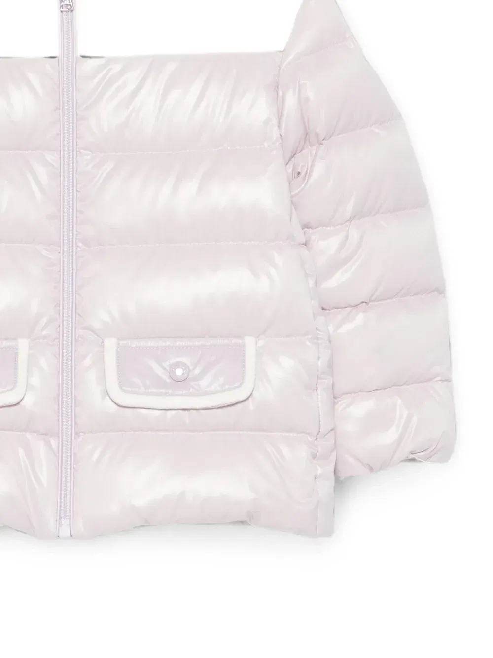 Куртка с подкладкой и вставками Moncler Enfant, фиолетовый — фото 3