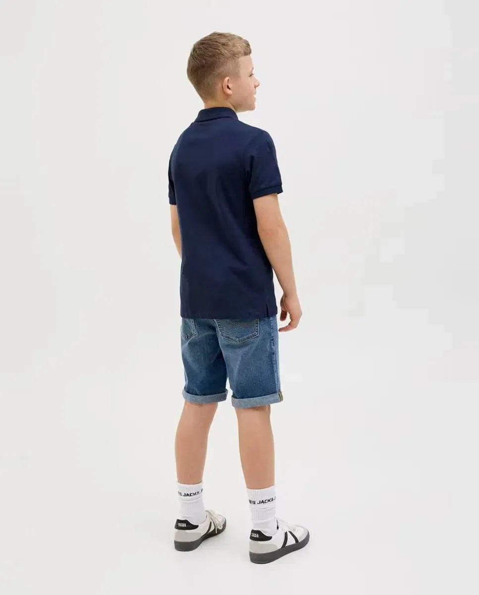 Детские шорты для мальчиков с принтом Jack & Jones, Azul Índigo — фото 3