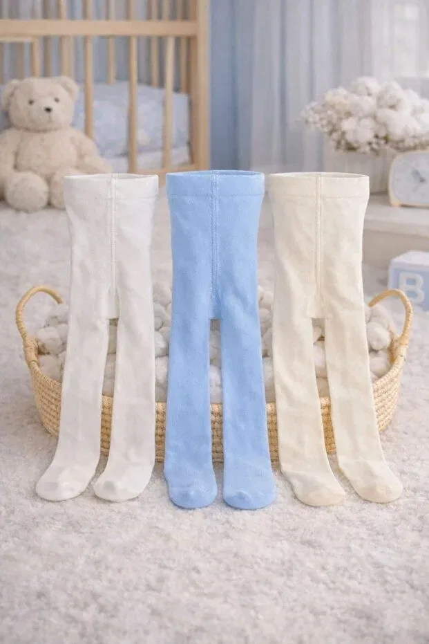 Детские колготки хлопковые комплект 3 шт Peppino, Blue