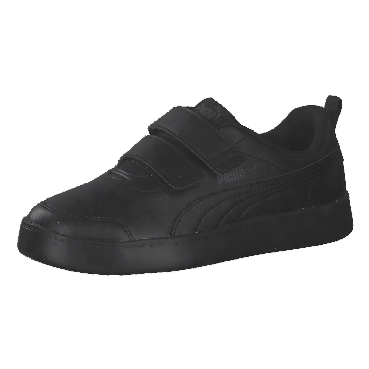 Детские кроссовки для девочек с широким подъемом Courtflex V2 Puma, Schwarz