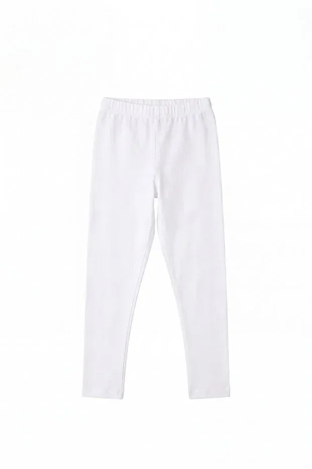Детские леггинсы для девочек хлопковые Shifre, White