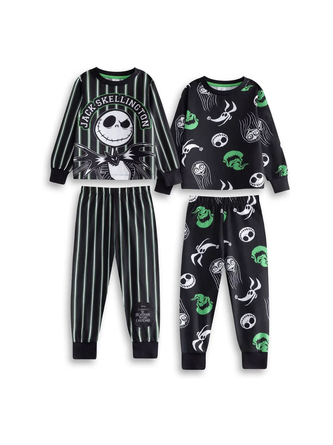 Пижама с принтом Disney The Nightmare Before Christmas Vanilla Underground, черный