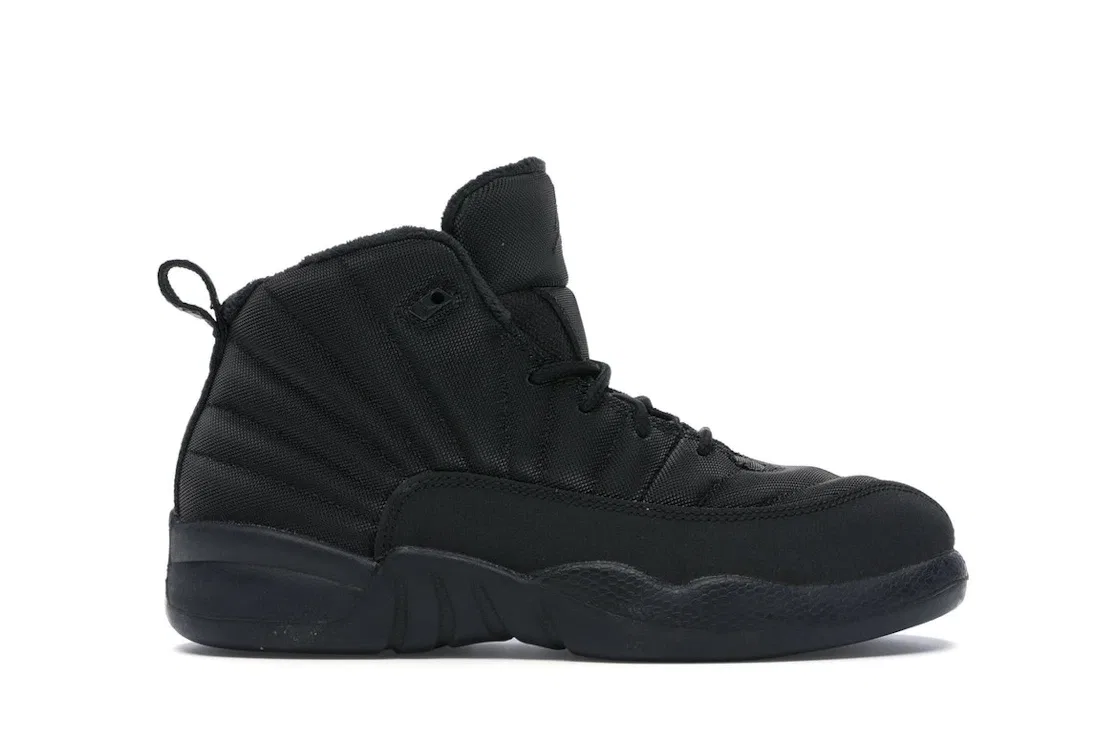 Детские кроссовки Lifestyle Jordan 12 Retro Winter, Black/Black-Anthracite