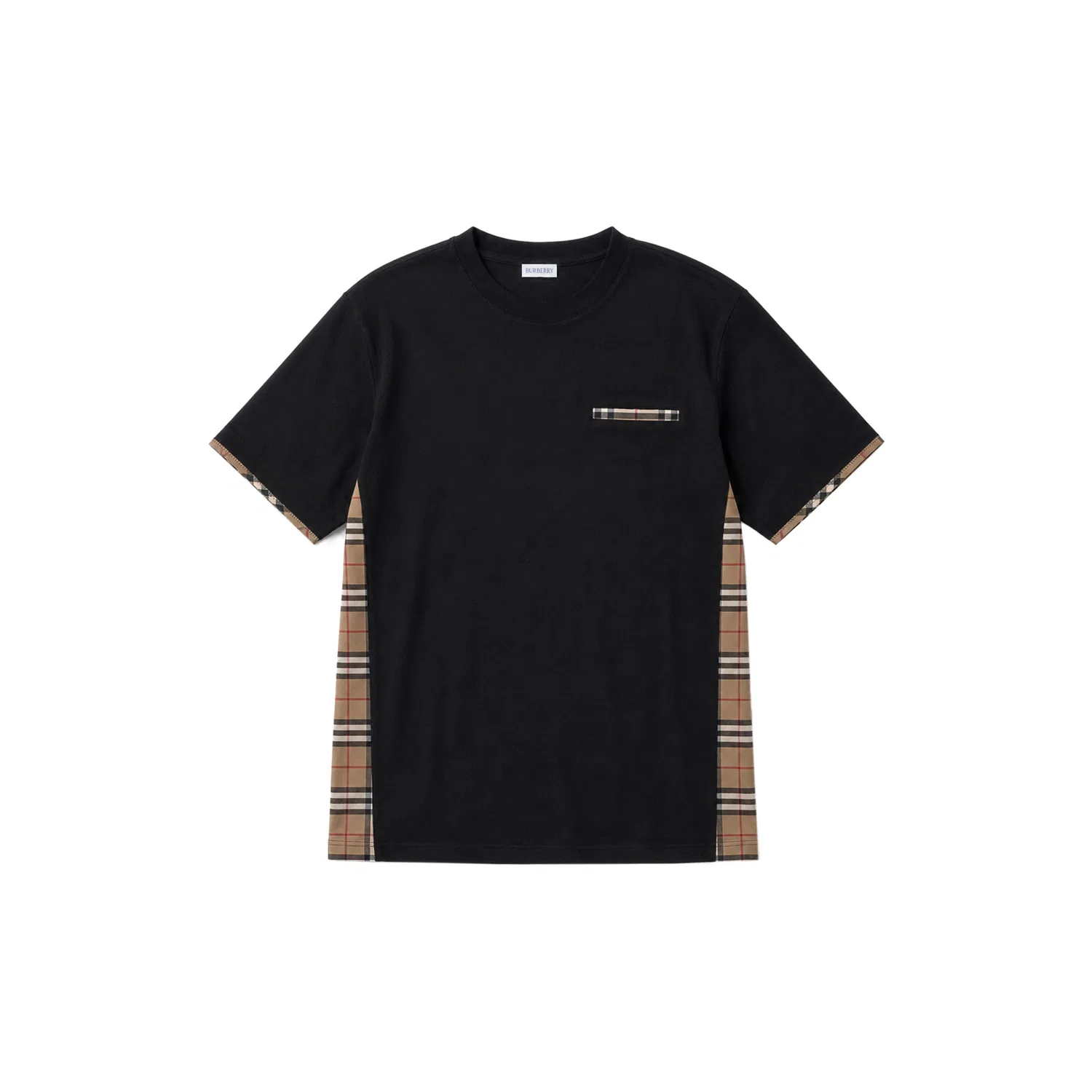 Мужская футболка с круглым вырезом и принтом 81042791 Burberry, British Ink Side