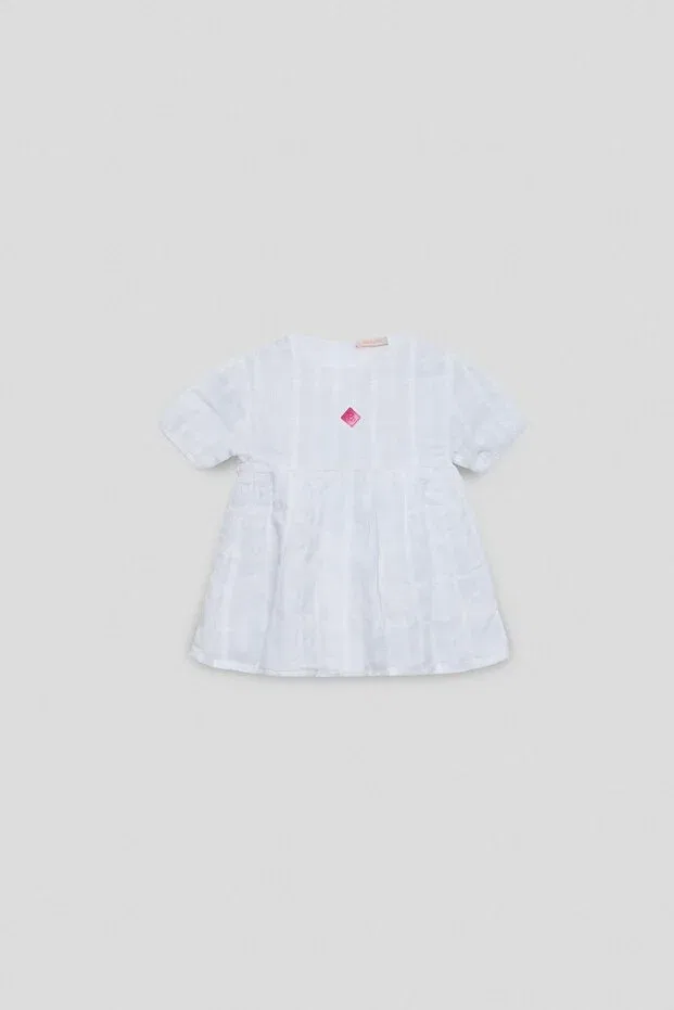 Детское платье для девочек хлопковое Gb Baby, White
