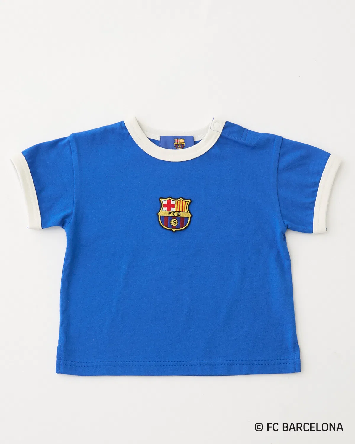 Детская футболка с длинным рукавомс контактной прохладой FC BARCELONA petit main, Blue