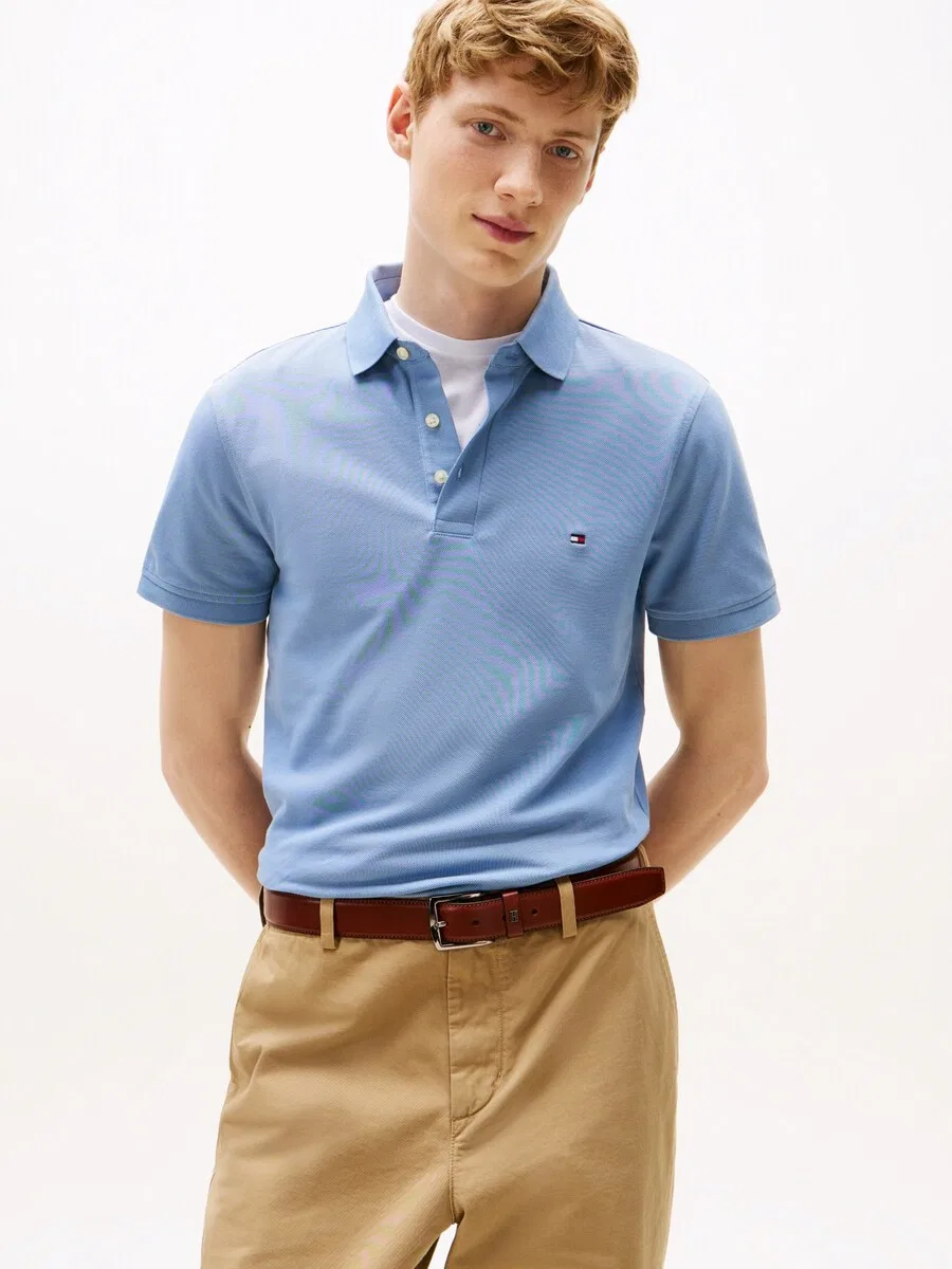 Рубашка TOMMY HILFIGER '1985 Slim Fit' цвета опал — фото 2