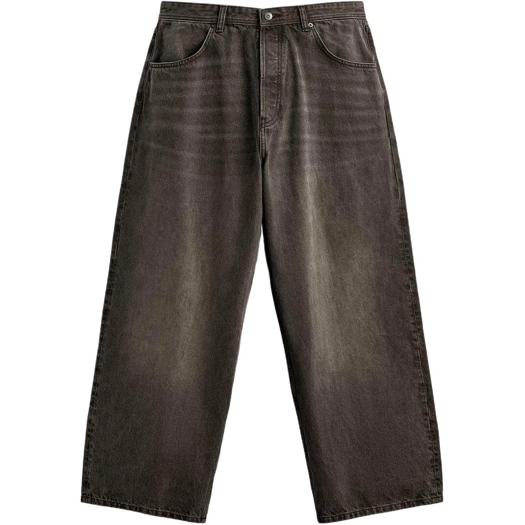 Мужские джинсы свободного кроя Brown ZARA, Brown