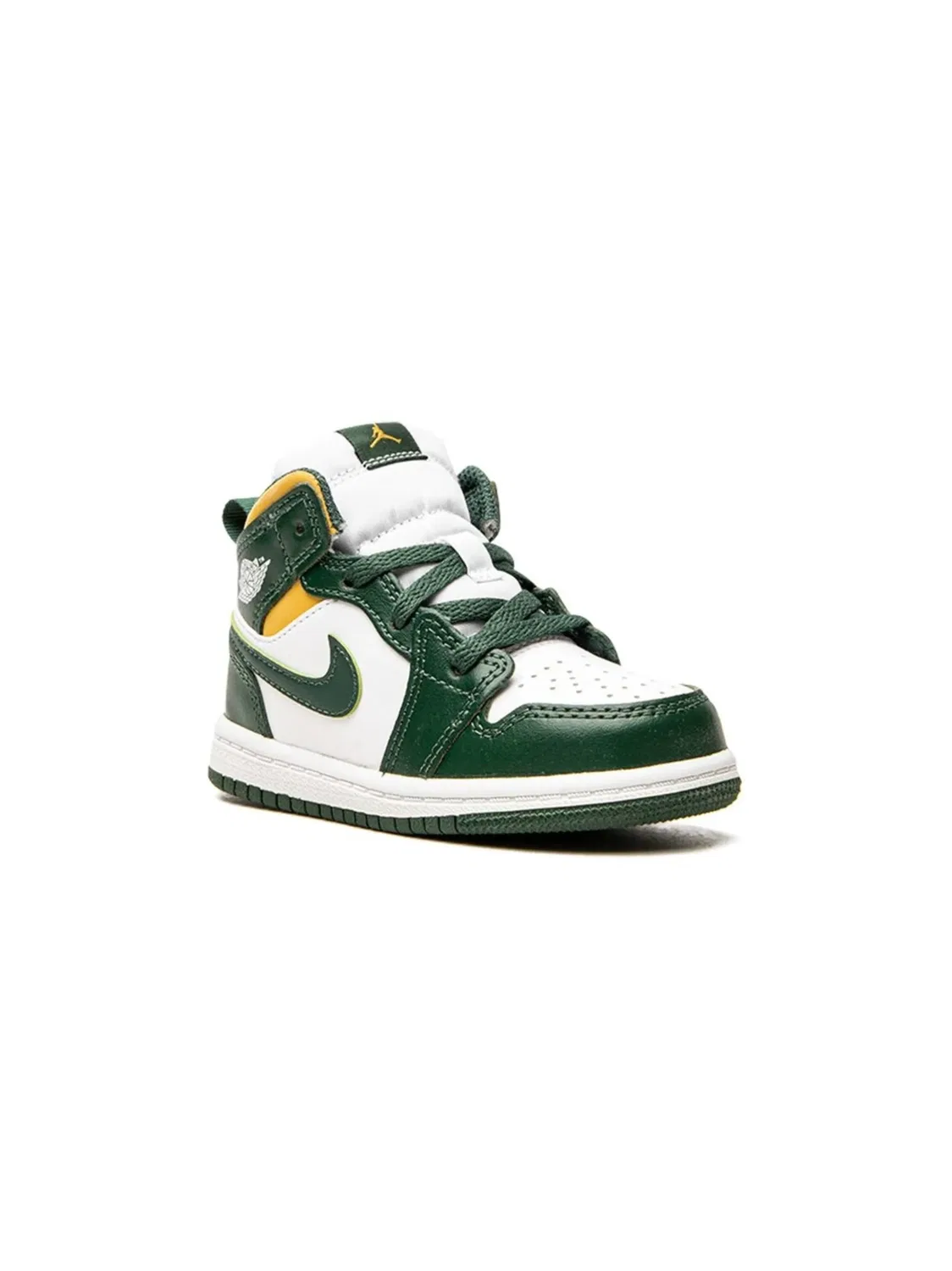 Кроссовки Jordan 1 Mid "Sonics Mid", зеленый