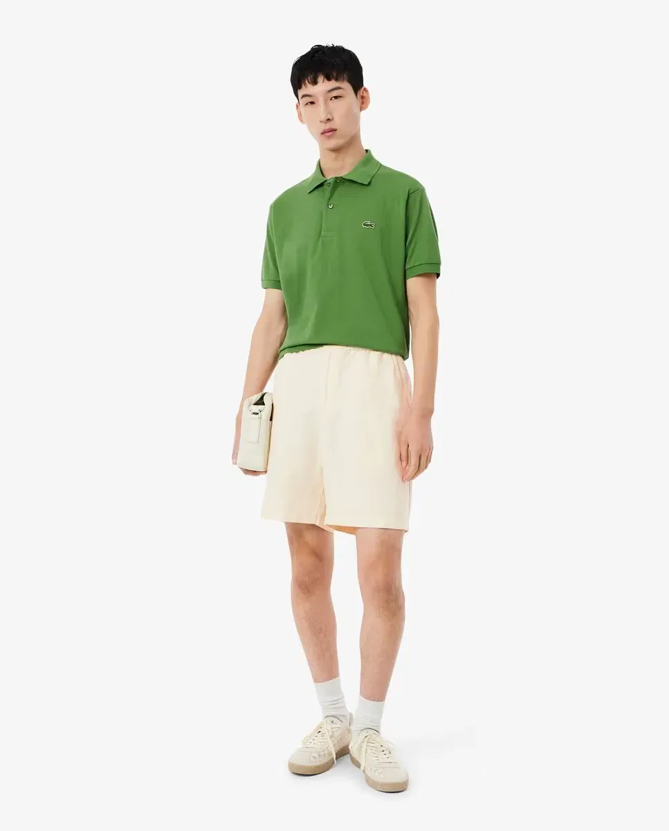 Мужские шорты из льняной смесовой ткани Lacoste, Beige
