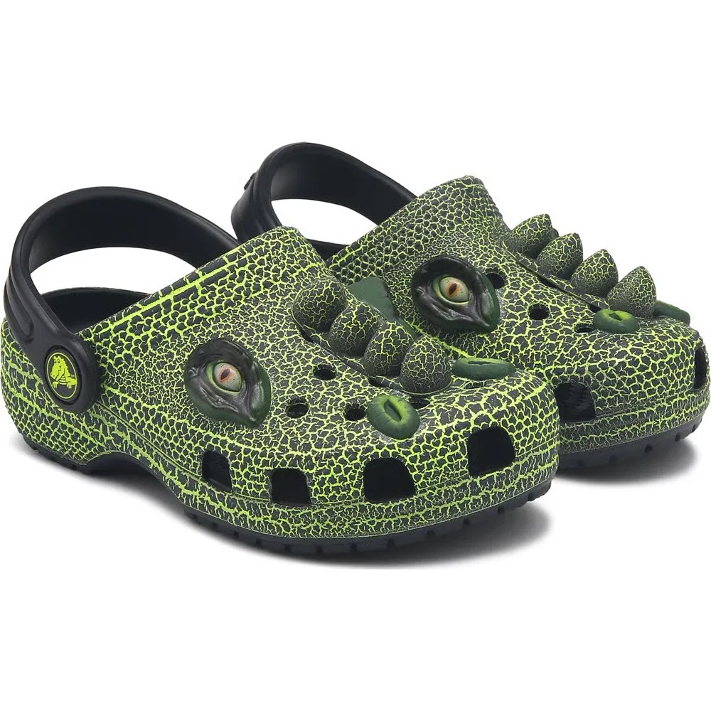 Детские классические сабо IAM Crocs, Green Dino