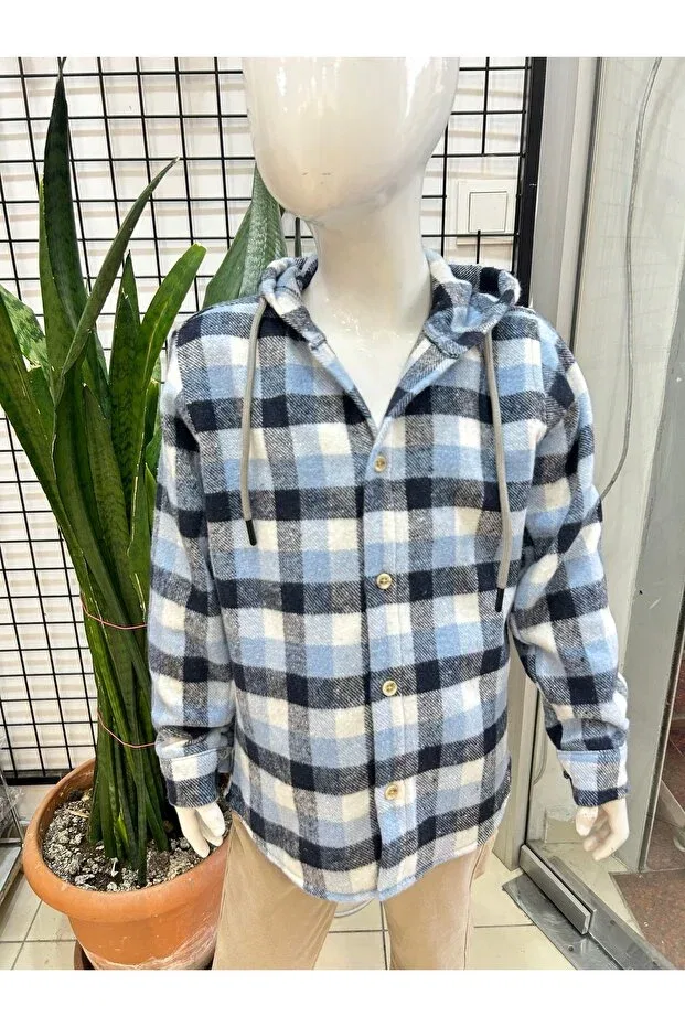 Детская рубашка для мальчиков с длинным рукавом Mite Garden Store, Blue