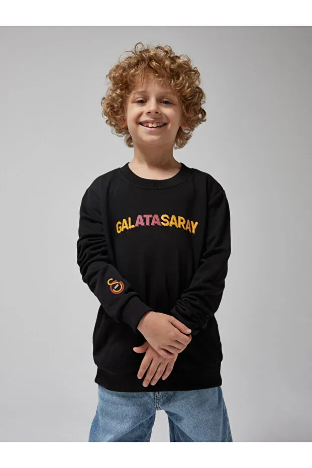 Детская толстовка для мальчиков хлопковая Galatasaray Kids Ata Sweatshirt Gsstore, 142329