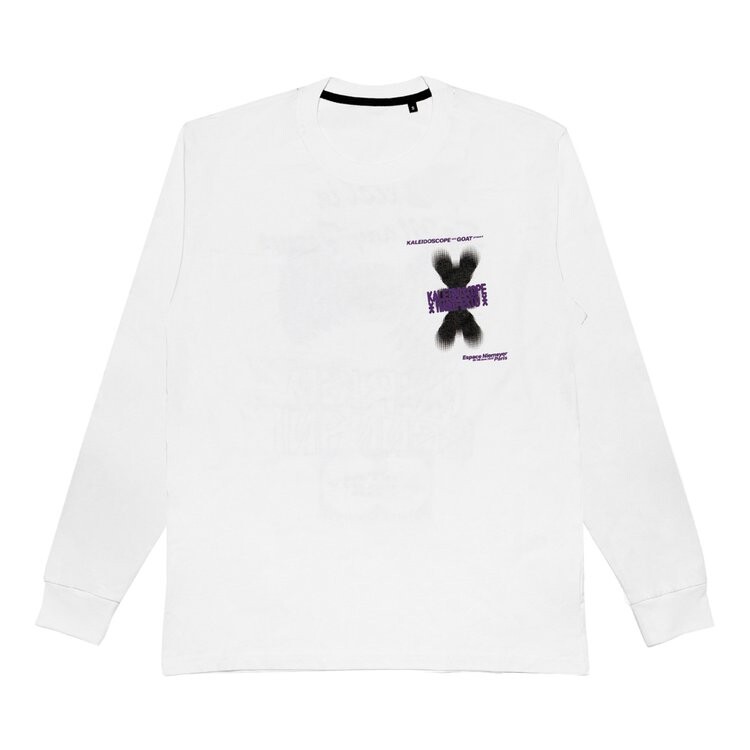 

Футболка Kaleidoscope x Anonymous Club Manifesto Special Edition Long-Sleeve T-Shirt 'White', белый