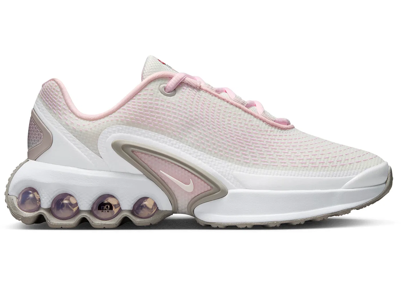 Детские кроссовки с технологией Air Max Nike Air Max Dn Nike, Pink Foam/College Grey/Platinum Violet/Summit White