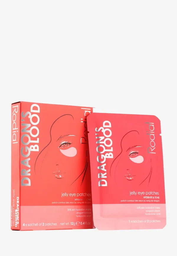 Патчи для глаз с драконьей кровью, антивозрастные, Dragons Blood Jelly Eye Patches Box, Rodial 12 г — фото 2