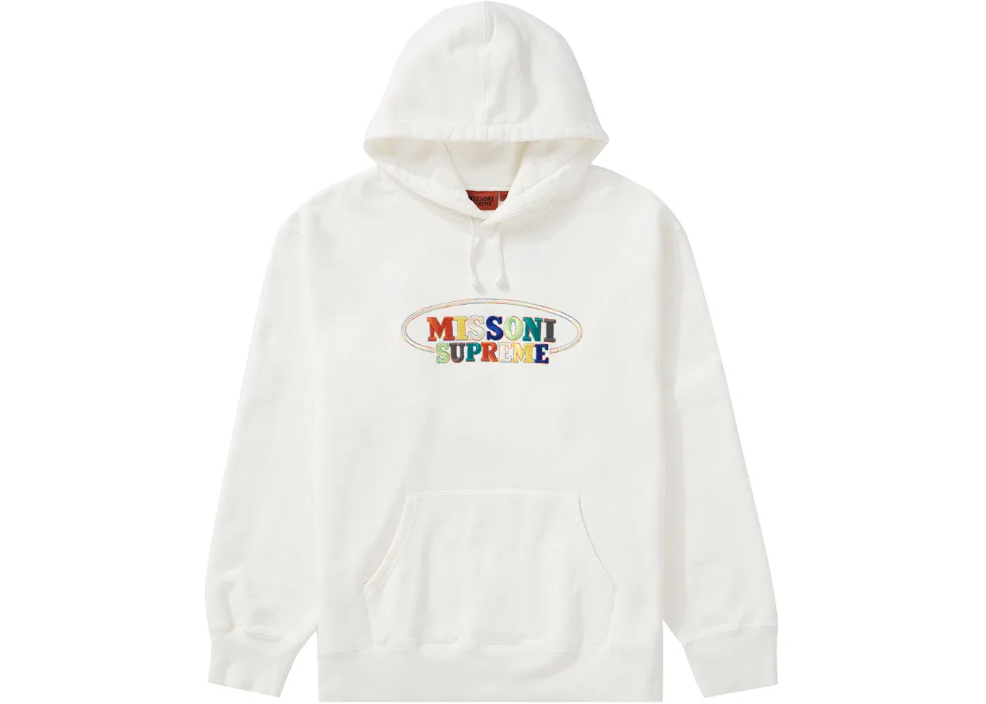 Мужской худи с капюшоном Supreme Missoni Hooded Sweatshirt, White