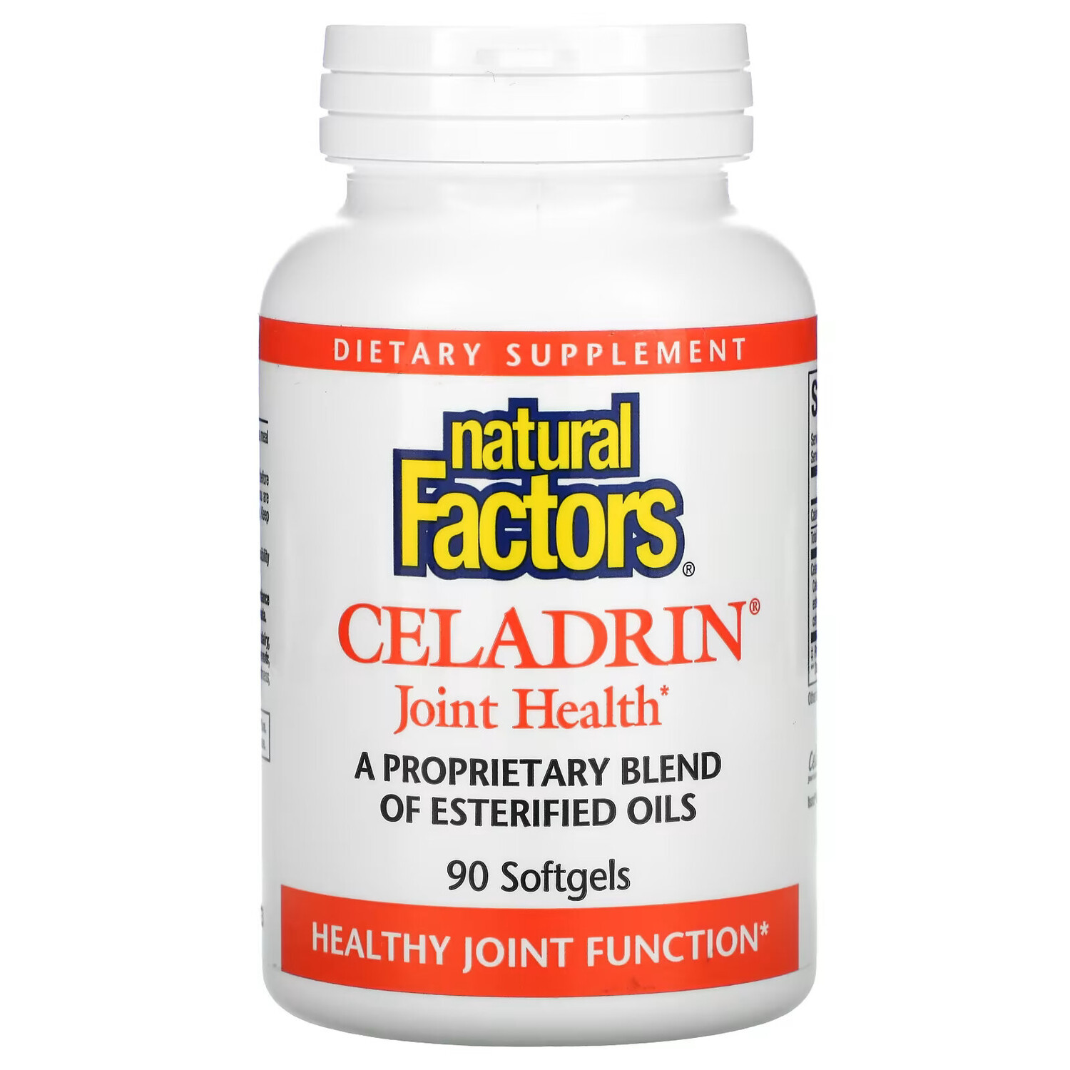 

Natural Factors, Celadrin, для здоровья суставов, 90 капсул