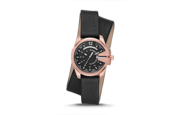 

DIESEL Часы Armor Series Wrist Watch Quartz Movement Leather Watch Bands 32mm White Dial Women's Watch DZ5601, Cool Black Watch Dial