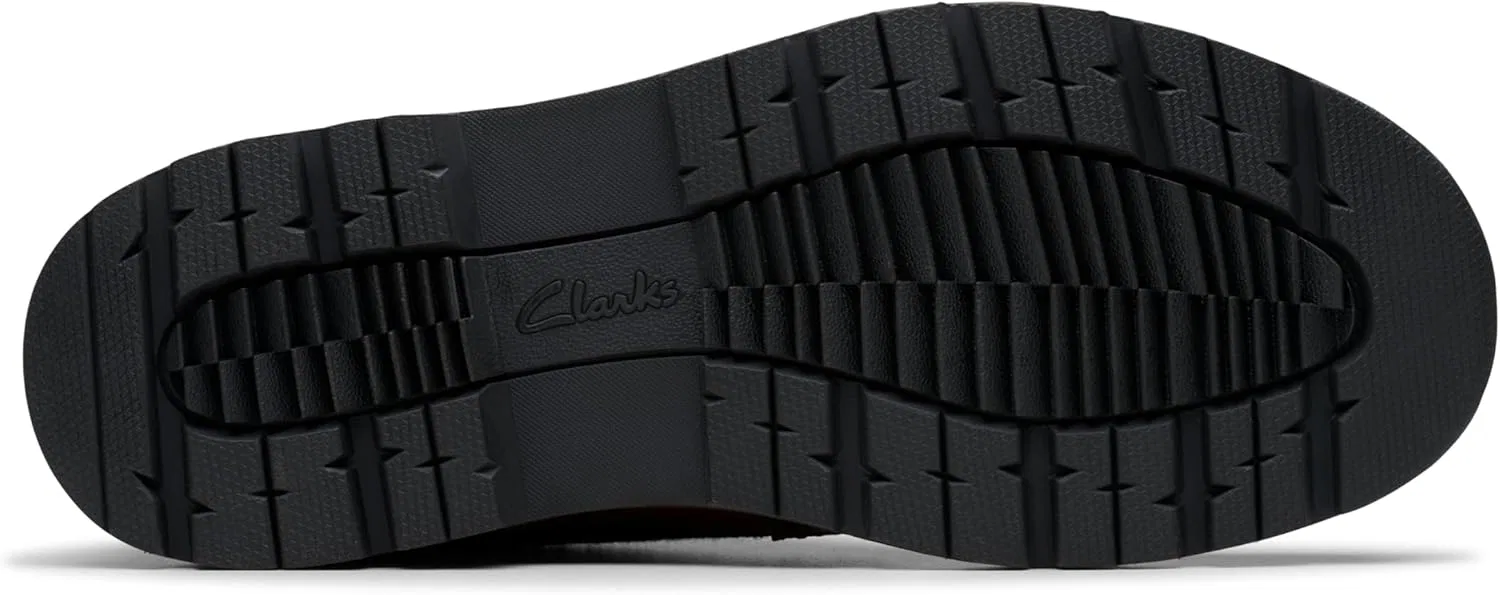 Мужские мокасины-оксфорды Clarks Maplewalk, Tan Tumbled — фото 4