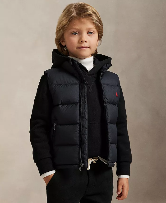 

Утепленная стеганая жилетка для мальчиков 2-7 лет Polo Ralph Lauren, синий