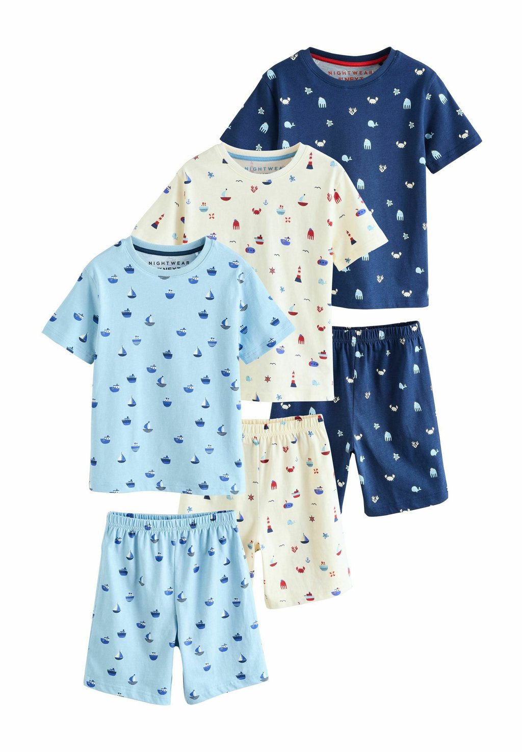 

Пижама 3 PACK SET Next, синий