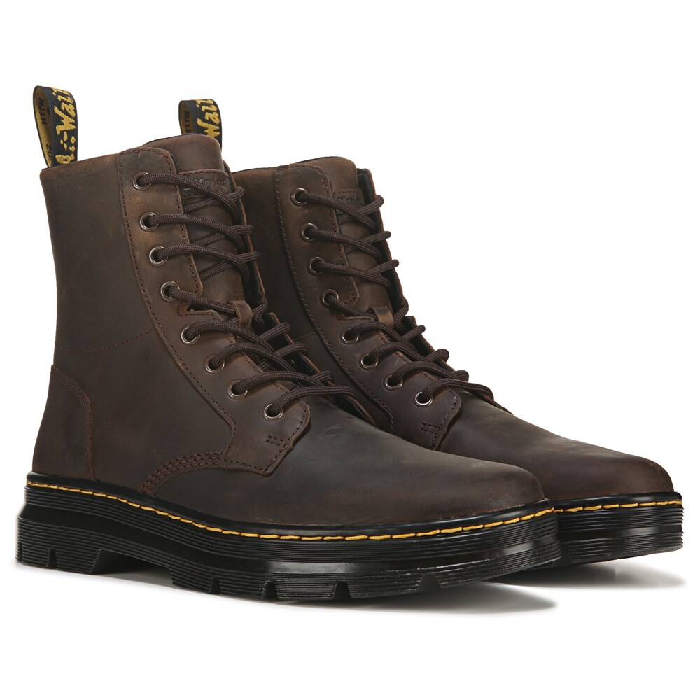 

Повседневные боевые ботинки Combs Dr. Martens, коричневый