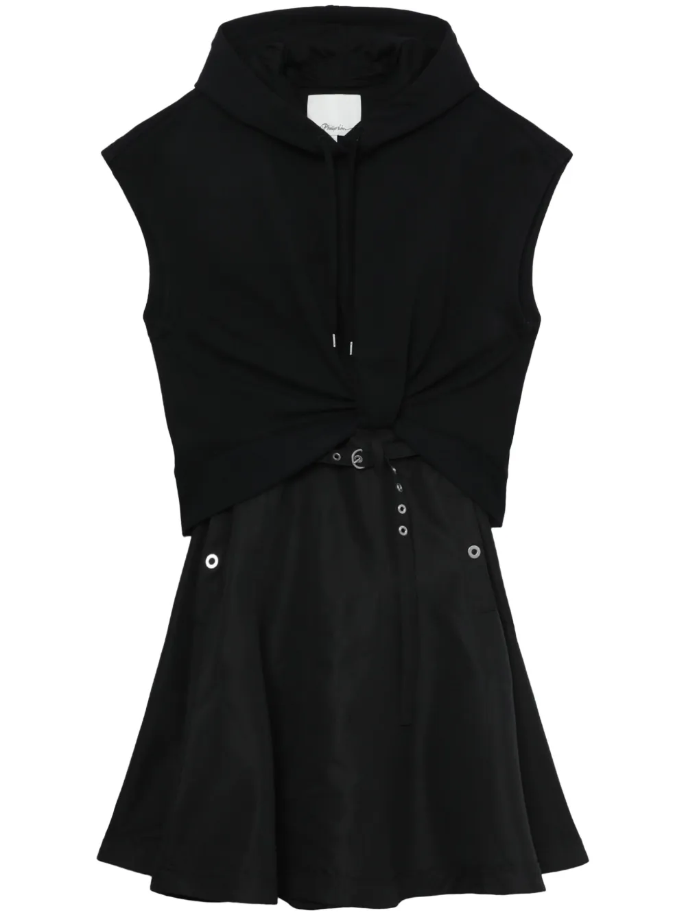 

Платье миди с капюшоном 3.1 Phillip Lim, черный