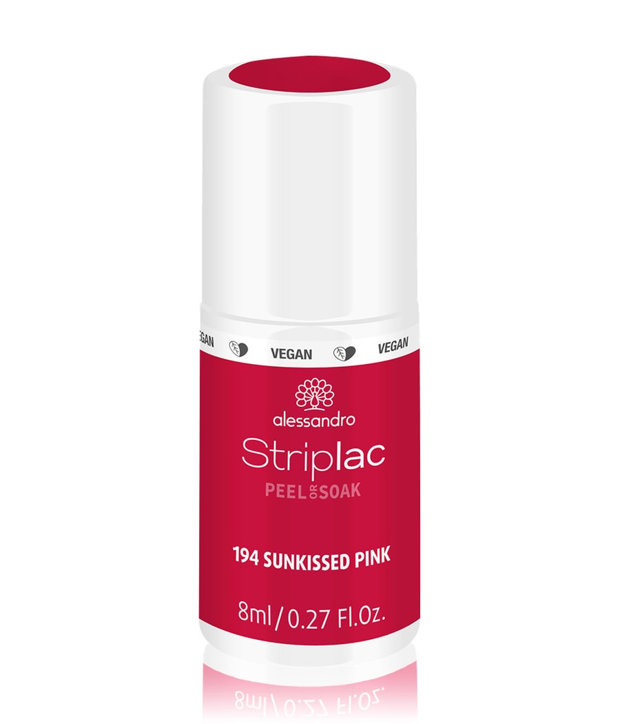 

Лак для ногтей Alessandro Striplac Peel or Soak, Nr. 194 - Sunkissed Pink, 8 ml