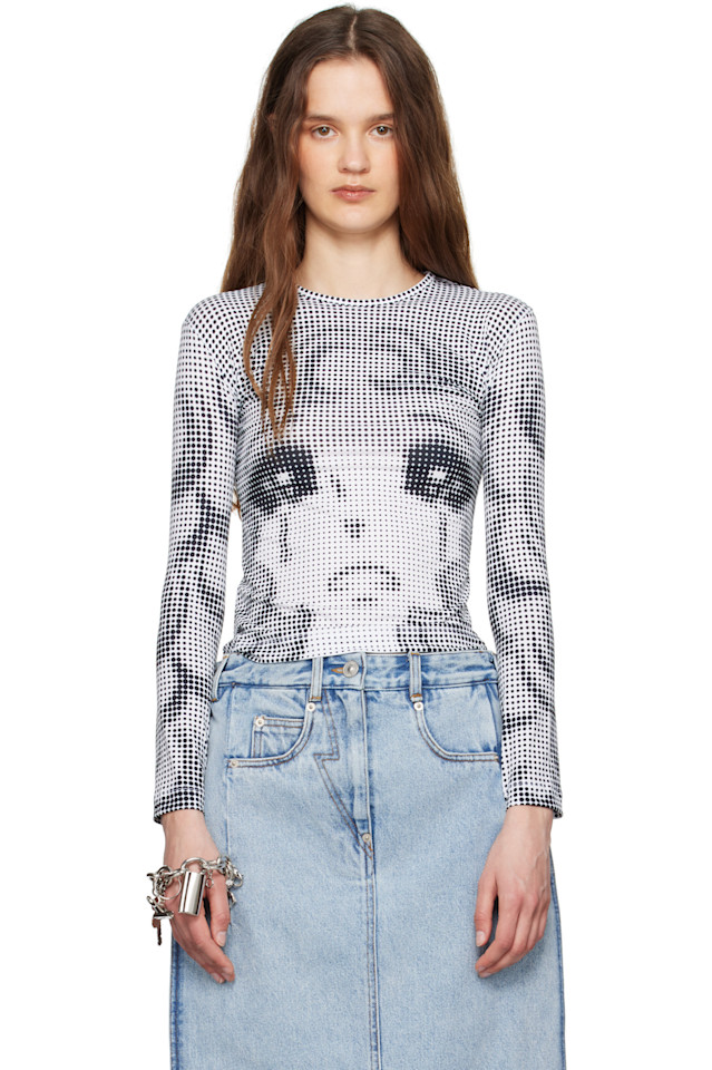 

Футболка Pixel с изображением плачущей девушки Pushbutton, цвет pixel