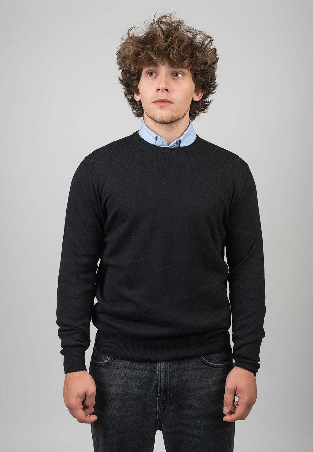

Джемпер CREW NECK Dalle Piane Cashmere, черный