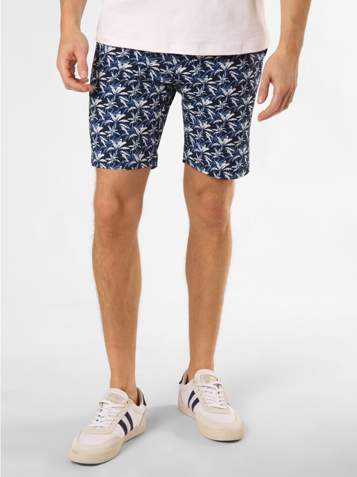 

Тканевые брюки Finshley & Harding London Baukasten Shorts, цвет marine weiß