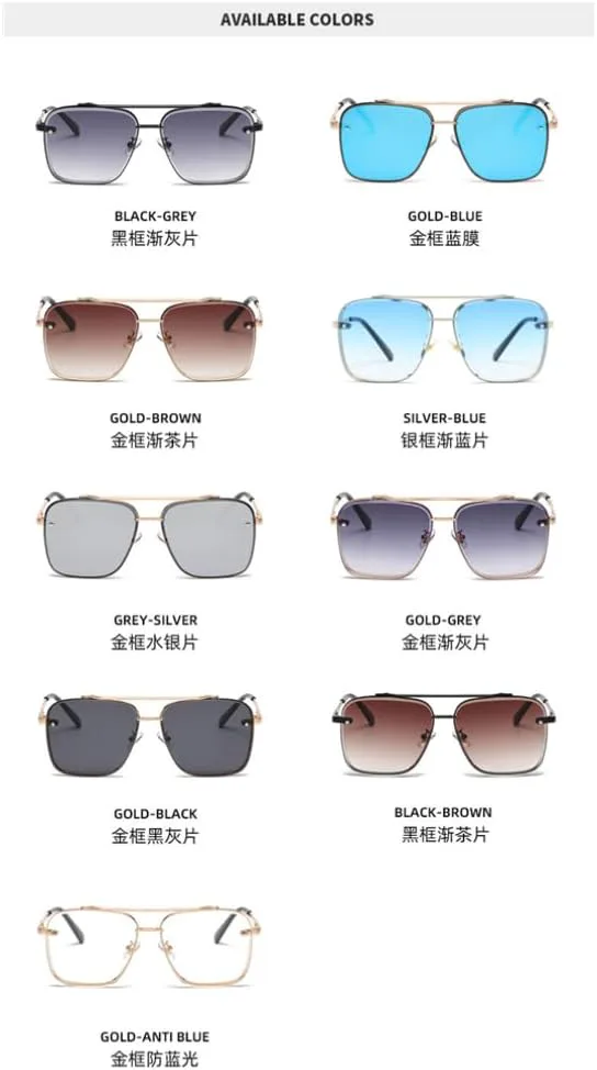 

Модные солнцезащитные очки для мужчин и женщин в винтажной оправе, с градиентными линзами, роскошные металлические панк-очки, защита от УФ-излучения UV400 SZVVBKK, A9