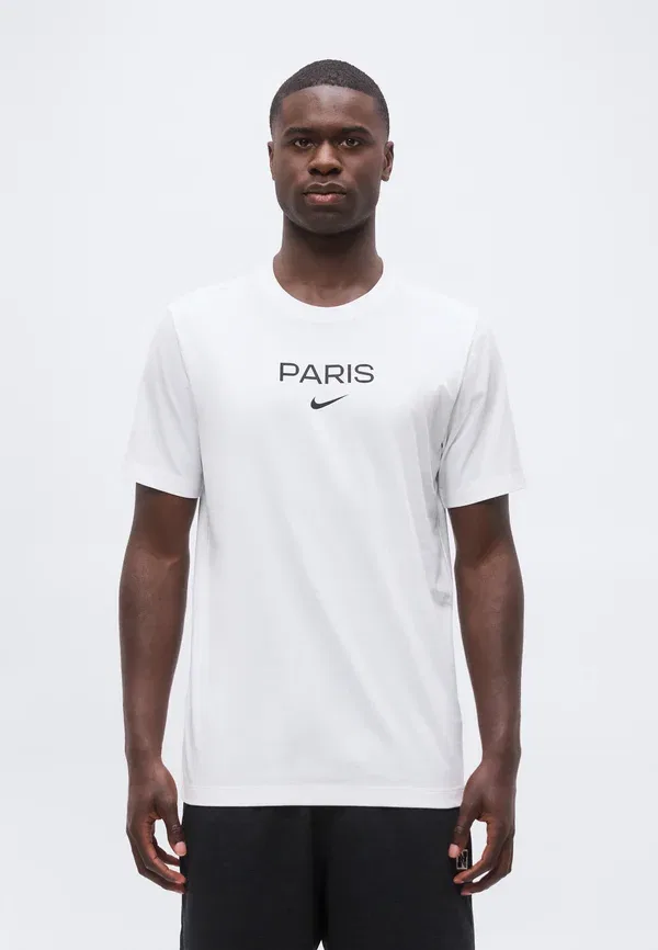 Футболка Nike Performance Paris Saint-Germain Wordmark Tee Club Wear, белый