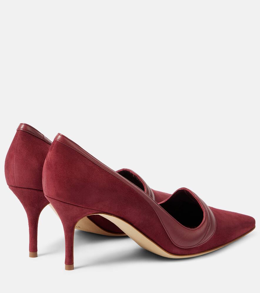 Ажарфа 70 замшевые и кожаные туфли лодочки Manolo Blahnik, 6023 Dred — фото 3